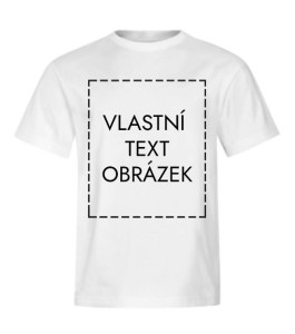 Unisex tričko s vlastním potiskem Malfini Vibe bílá S