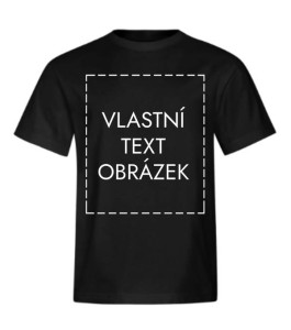 Unisex tričko s vlastním potiskem Malfini Vibe černá XL